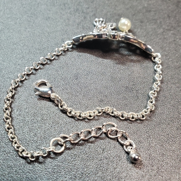 BUY NOW PRICE! HOPE Bracelet w/Faux Pearl & Angel Charms - Picture 2 of 12